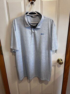 Black Clover Geometric Live Lucky Logo Polo Shirt Golf Performance Men's XXL